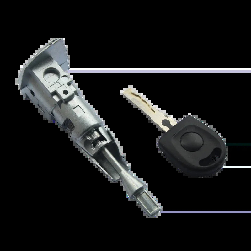 AL337 กระบอกล็อคประตูด้านหน้าซ้ายสําหรับ VW Touareg 2010-2015 7L0837167 107837167AQ 7P6837167โดย โดย