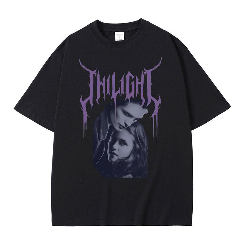 2025 ใหม่ Movie Series Twilight Bella และ Edward Cullen T เสื้อ Robert DZYJ