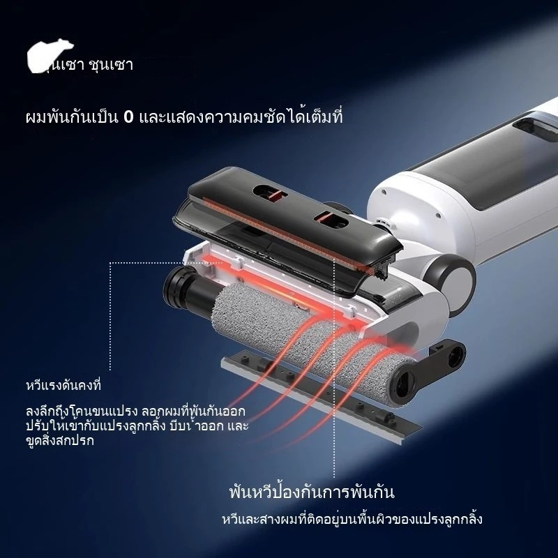 เครื่องถูพื้นและกวาดฝุ่นอัจฉริยะ thumbnail 4