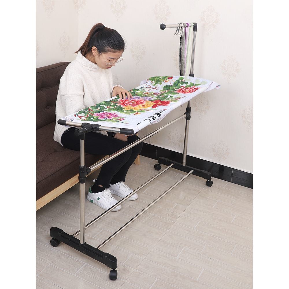 กรอบปักครอสติชบ้านอเนกประสงค์แบบปรับได้น้ําหนักเบาเป็นพิเศษแขวนขนาดใหญ่กรอบเย็บปักถักร้อยที่จําเป็น