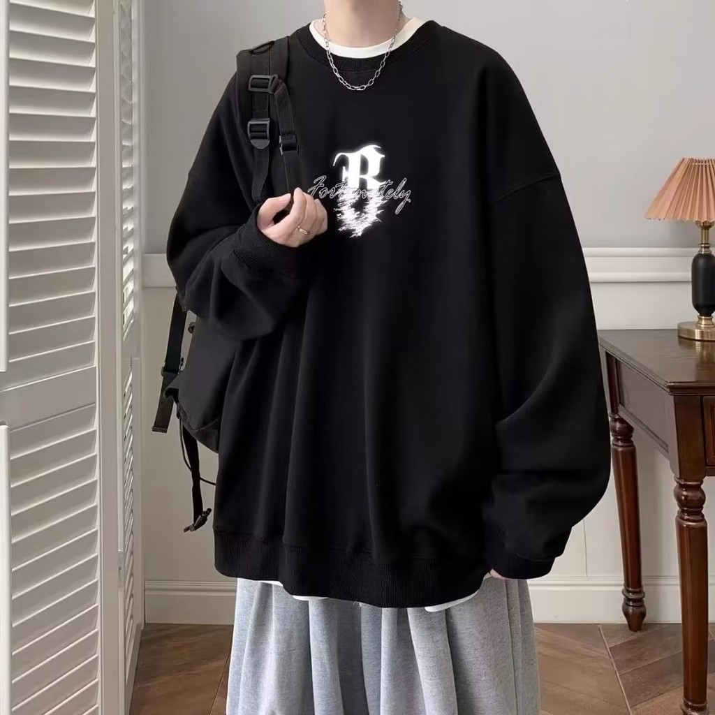 NEW Street Wear Retro High Street Japanese Jacket232024ฤดูใบไม้ผลิฤดูใบไม้ร่วงใหม่2025 คอกลมอเมริกัน