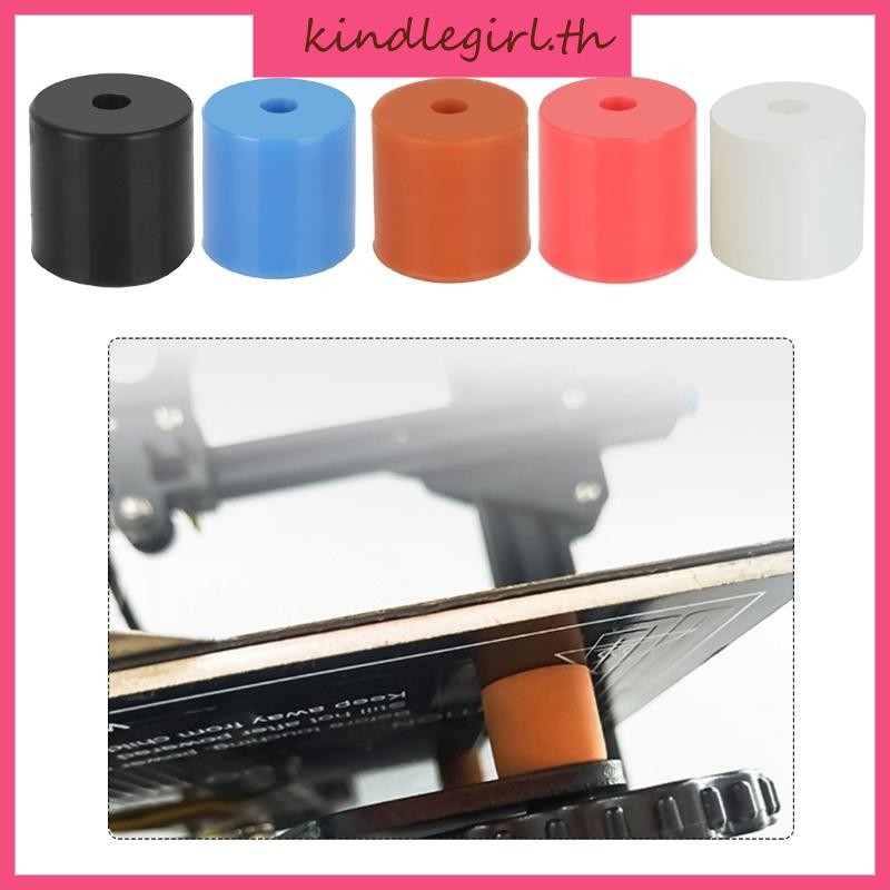 KING 4 ชิ้นชุดเตียงร้อนคอลัมน์ซิลิโคนปรับระดับอุณหภูมิสูงสําหรับ Ender3 CR10 CR10S