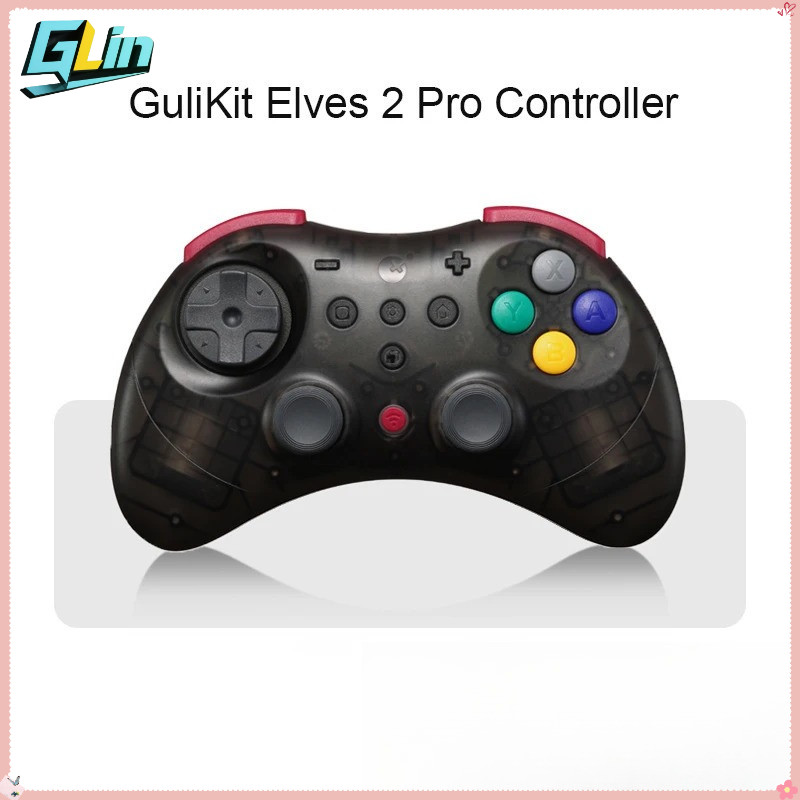GuliKit Elves 2 Pro คอนโทรลเลอร์ไร้สาย - จอยสติ๊กเอฟเฟกต์ห้องโถงสําหรับสวิตช์/สวิตช์ 2, Android, iOS