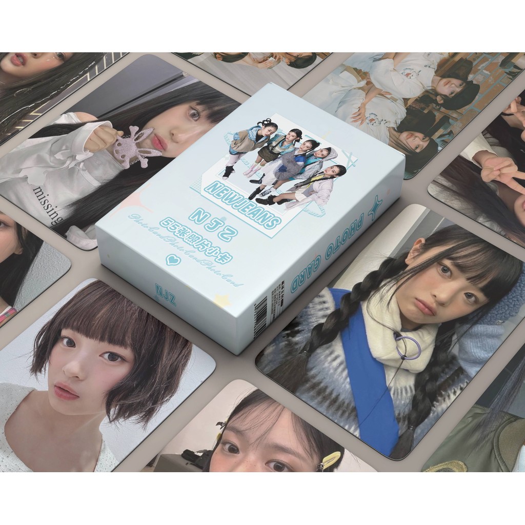 50-124pcs NJ เลเซอร์โฮโลแกรม Lomo การ์ด 2nd Anniversary How Sweet Album Photocards BUNIES CAMP CLUB 