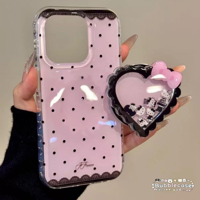 เคส Redmi 14C 12 13C 9C 10A 10C 9A 9C NFC A1 A2 Note 14 13 12 10 11 8 Pro Plus ปก Imd ลายจุดลูกไม้สุดน่ารักแบบใหม่