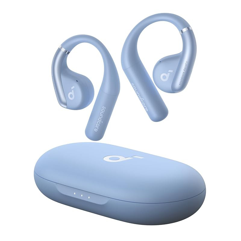 Anker Soundcore AeroFit Wireless Earbuds (Bluetooth 5.3) - Open-Ear Design, IP57 Waterproof & Dustpr
