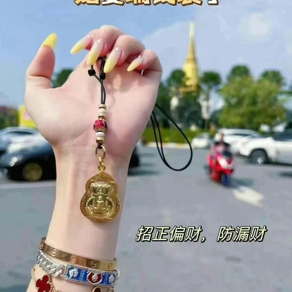 LP Rui Money Bag Thailand Amulet Pendant Men Women Necklace Pendant Rice Bag Thai Thai Style