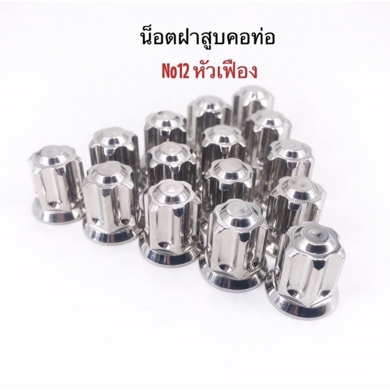 น็อตฝาสูบ ตัวเมียฝาสูบ น็อตคอท่อ ตัวเมียคอท่อ หัวเฟือง W125 รูใน8มิล ใช้ประแจ#12 ราคาต่อ1ตัว* Y96