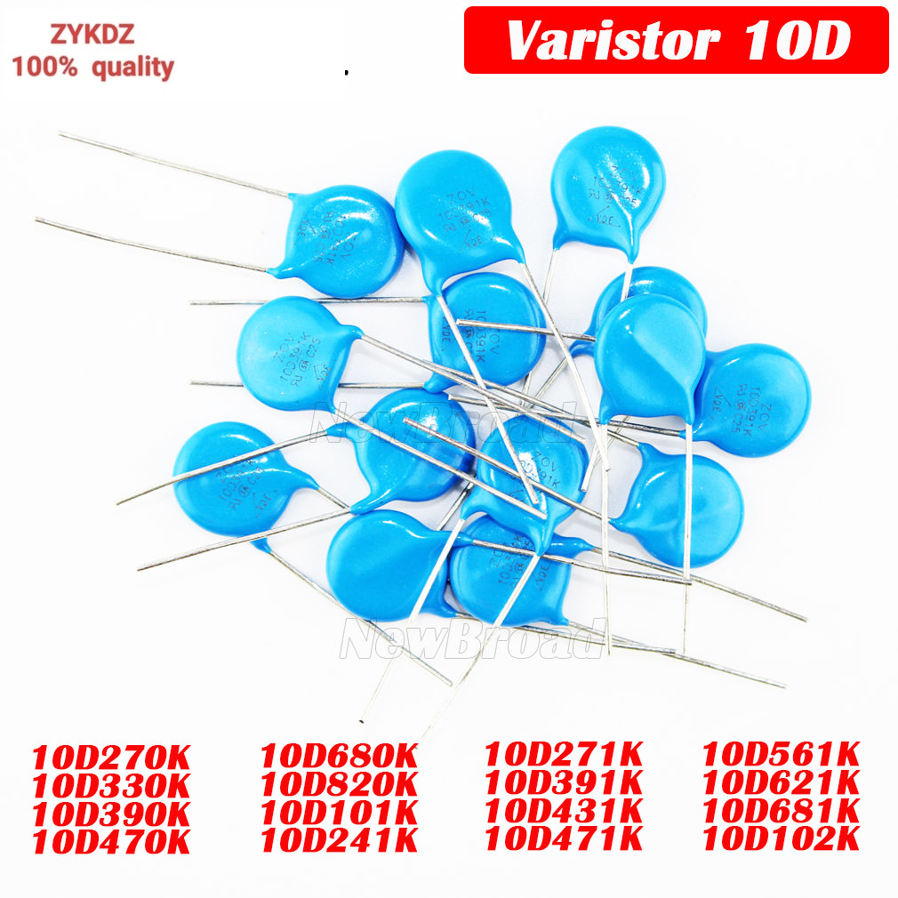 100PCS 10D Vartor 270K 330K 390K 470K 680K 820K 101K 241K 271K 391K 431K 471K 621K 681K 10D470K 10D4
