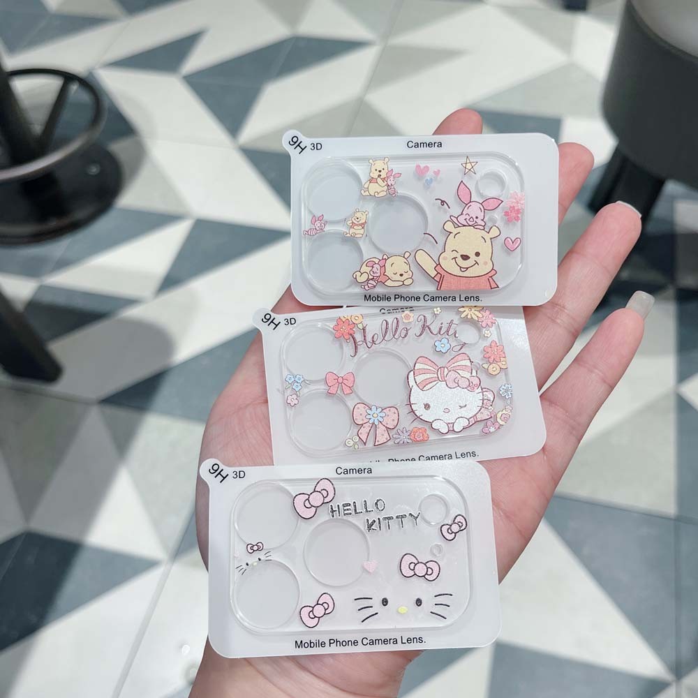 17ProMax ฟิล์มป้องกันเลนส์ Cinnamoroll เข้ากันได้กับ iPhone 17Pro 17 ฟิล์มกันรอยหน้าจอกล้องการ์ตูนน่ารัก - รูปที่ 3