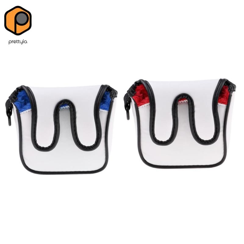 Putter Mallet Cover สีฟ้า สำหรับป้องกันหัวไม้กอล์ฟ