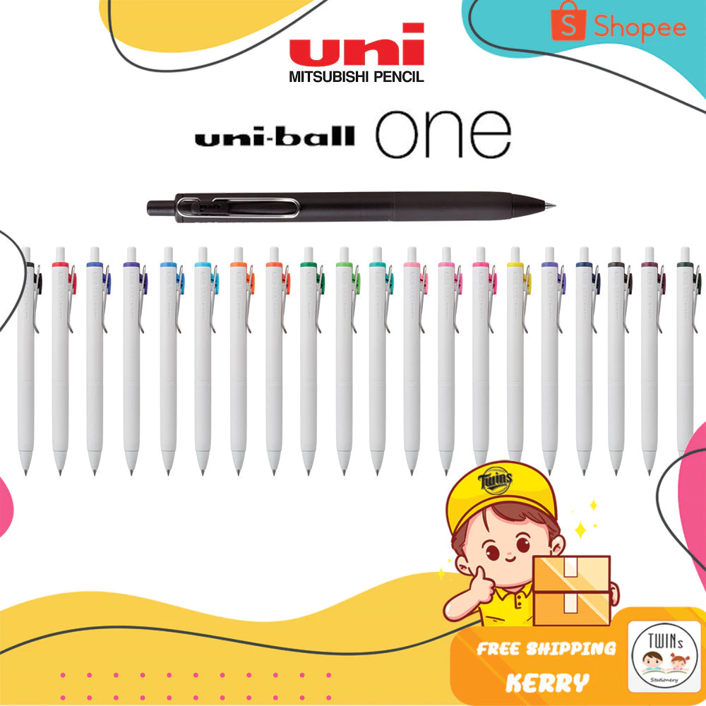 ปากกาเจล ยูนิบอล วัน Uni ball One ยูนิบอล วัน ขนาดหัว 0.38 และ 0.5 MM