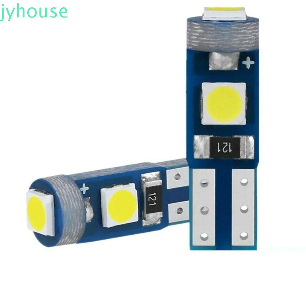 JYHOUSE โคมไฟเครื่องมืออัตโนมัติ, ไฟแดชบอร์ดรถ LED Super Bright, Universal 3-SMD 12V Warming Wedge ไ