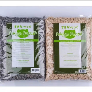 SUKINA PETTO (ซุกินะ เพ็ทโตะ) ทรายแมว เปลือกไม้สนรัสเซีย ขนาด 10 L