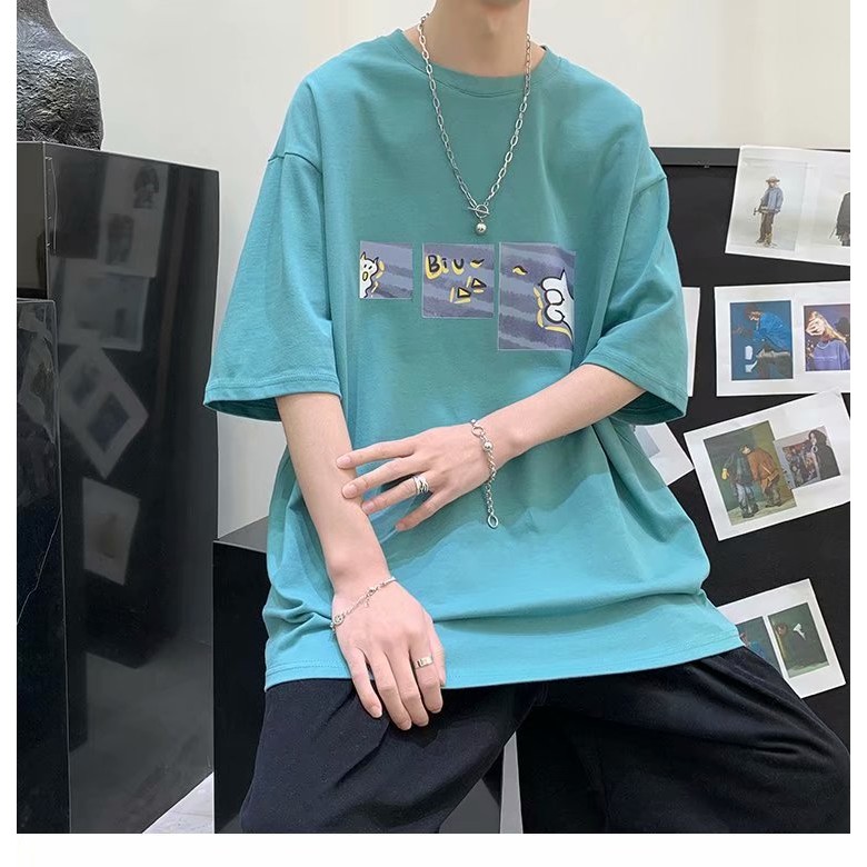 2025 NEW 2025P9#Network Diagram W47 White Black Lake Blue S-5XL new23 1Q09