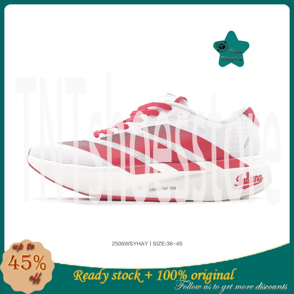 Adizero Evo SL M JQ4576 รองเท้าวิ่งสำหรับผู้ชายและผู้หญิง Stable Fit ออกแบบมาสำหรับฤดูหนาว