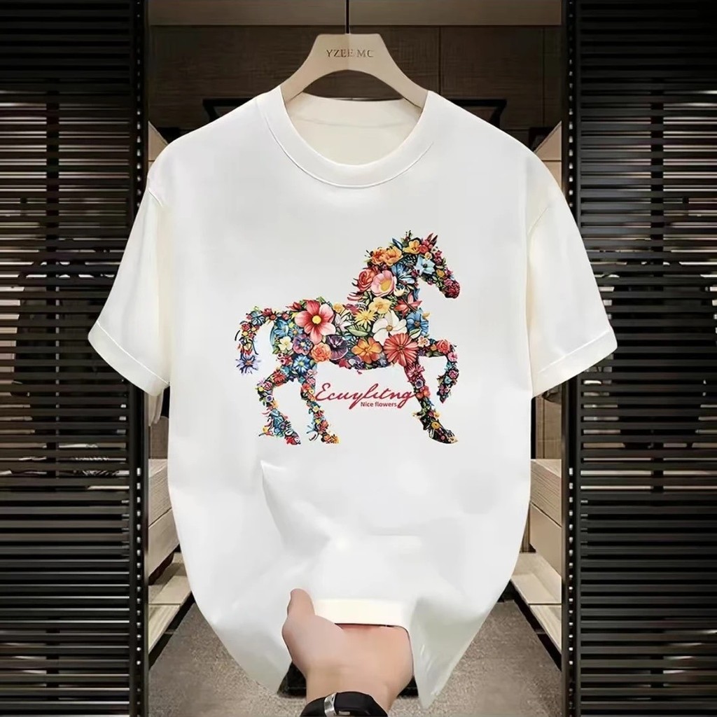 2025 NEW 2025P17 (Pure Cotton 230g) D2865 Black/White/M-5XL new23 4L7C