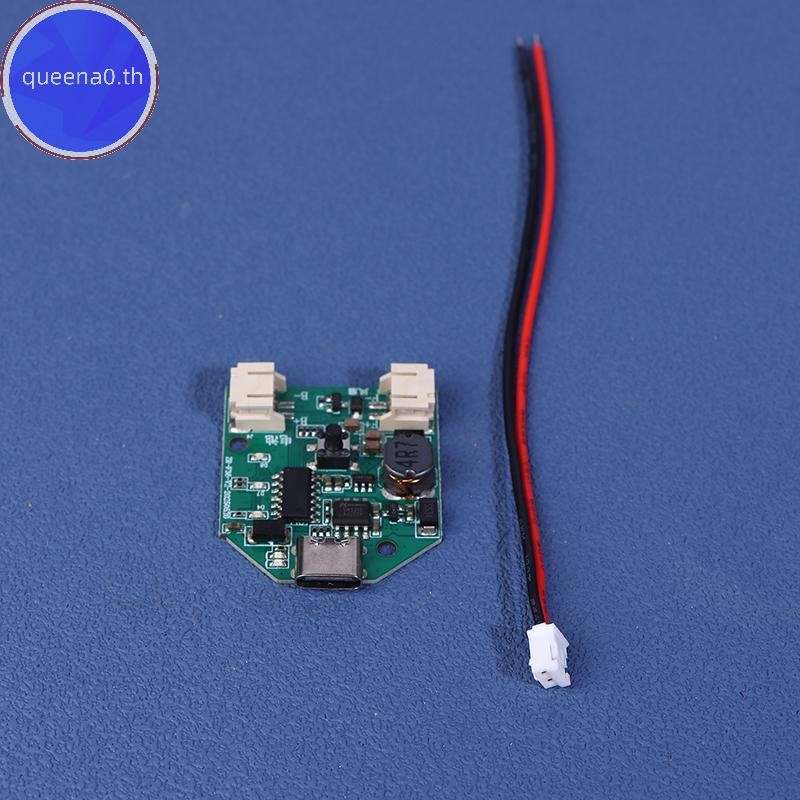 Queena0 Type-C Micro USB พัดลมไดรฟ์โมดูล 9V 3-Speed Stepless ความเร็วชาร์จควบคุมพัดลมตั้งโต๊ะพัดลมมือถือวงจร Pcb Board th