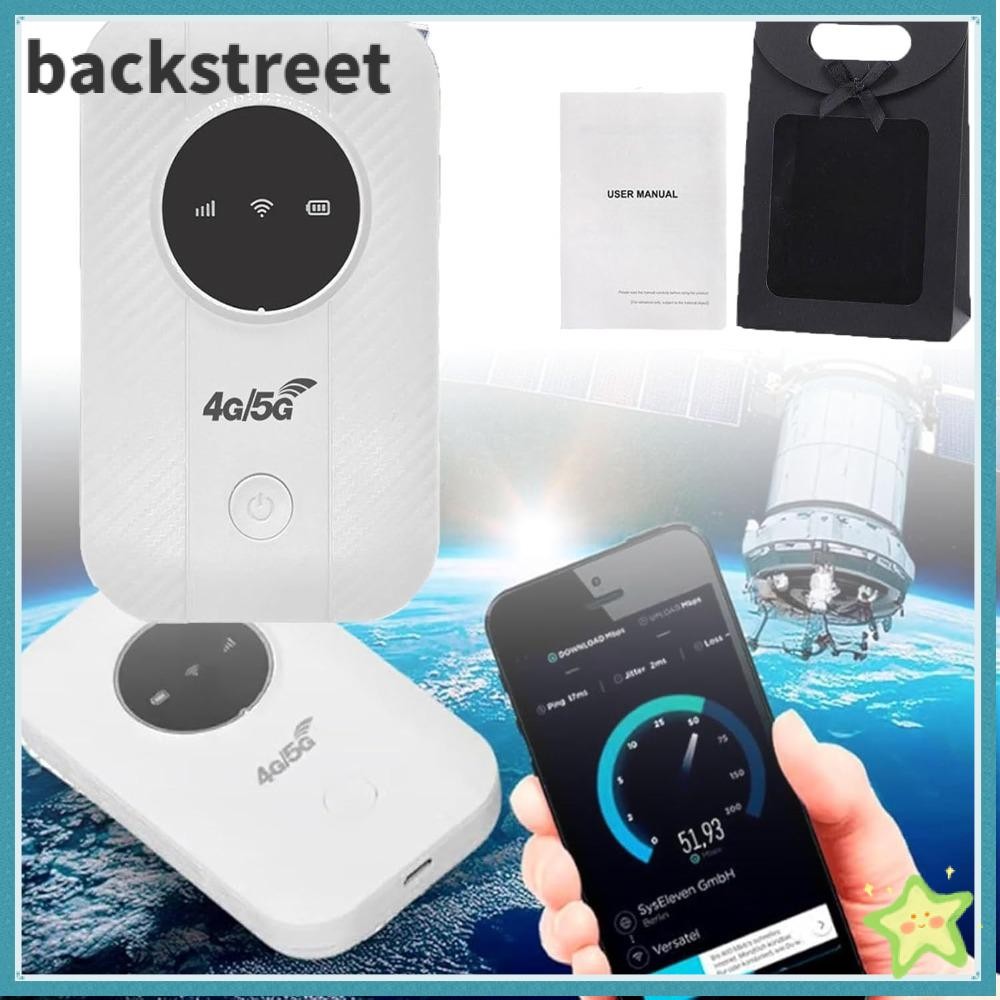 BACKSTAGEREETDV Pocket Mobile Hotspot, Pocket WiFi 300Mbps 4/5G Portable Router, USB Powered Asian/E