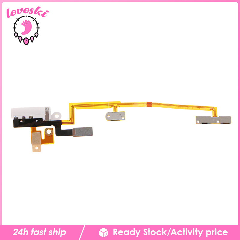 [Lovoski] แจ็คหูฟังเสียงพร้อมปุ่มปรับระดับเสียงไฟสําหรับ iPod Nano 6th