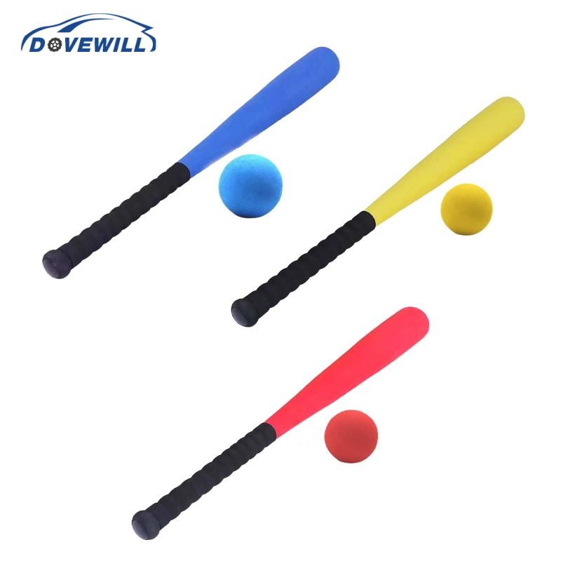 [Dovewill] ไม้เบสบอลฟองน้ำสำหรับเด็กและชุด Tball Bat อุปกรณ์ฝึกเล่นเบสบอล ใช้ได้ภายในและภายนอก