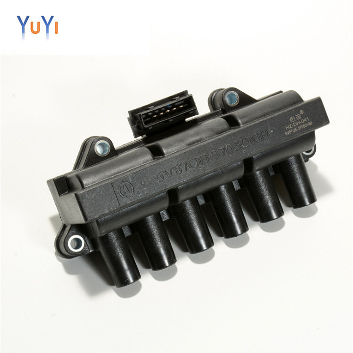 เหมาะสําหรับ North Auto Road Hegony V8 Baolong Pegasus 3.0 รถแรงดันสูงแพคเกจคอยล์จุดระเบิด 6V87QE-37