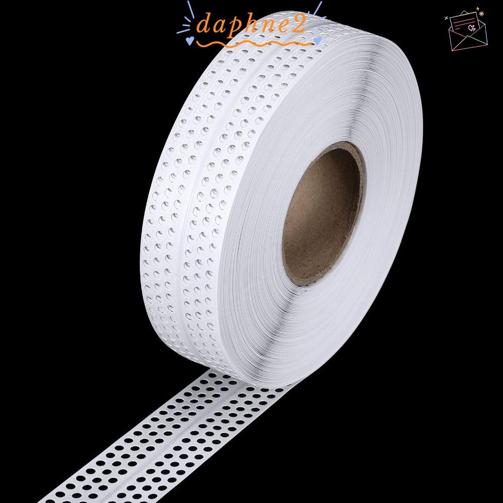 DAPHNES Drywall Joint Tape, อเนกประสงค์ 2" x 132 Self Adhesive, เพดาน PVC Wall Crack บรรจุ