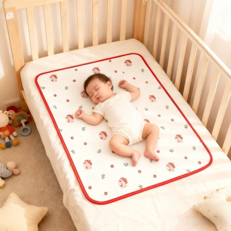 แผ่นรองฉี่เด็ก ผ้ารองฉี่เด็ก 50*70cm ﻿กันน้ำ ระบายอากาศ ผ้านุ่ม ผ้ารองเปลี่ยนผ้าอ้อม - รูปที่ 2