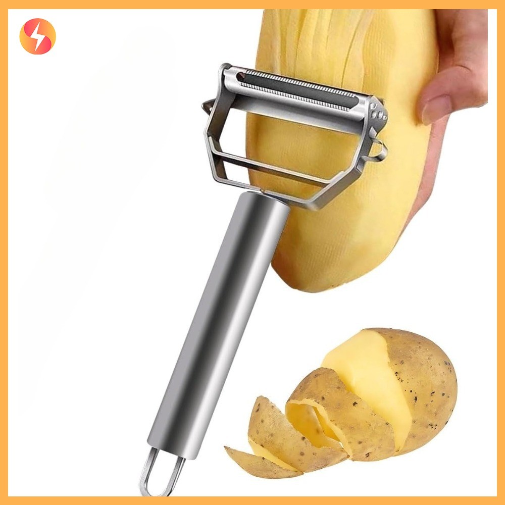 ผักPeelerสแตนเลสJulinne Y Peelerมันฝรั่งแครอทผลไม้Peelingเครื่องมือสําหรับห้องครัวทําอาหาร