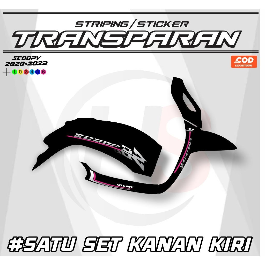 / สติ๊กเกอร์แถบด้านนอก SCOOPY 202-2022-2023 การออกแบบที่ตรงกัน SIMPLE H8