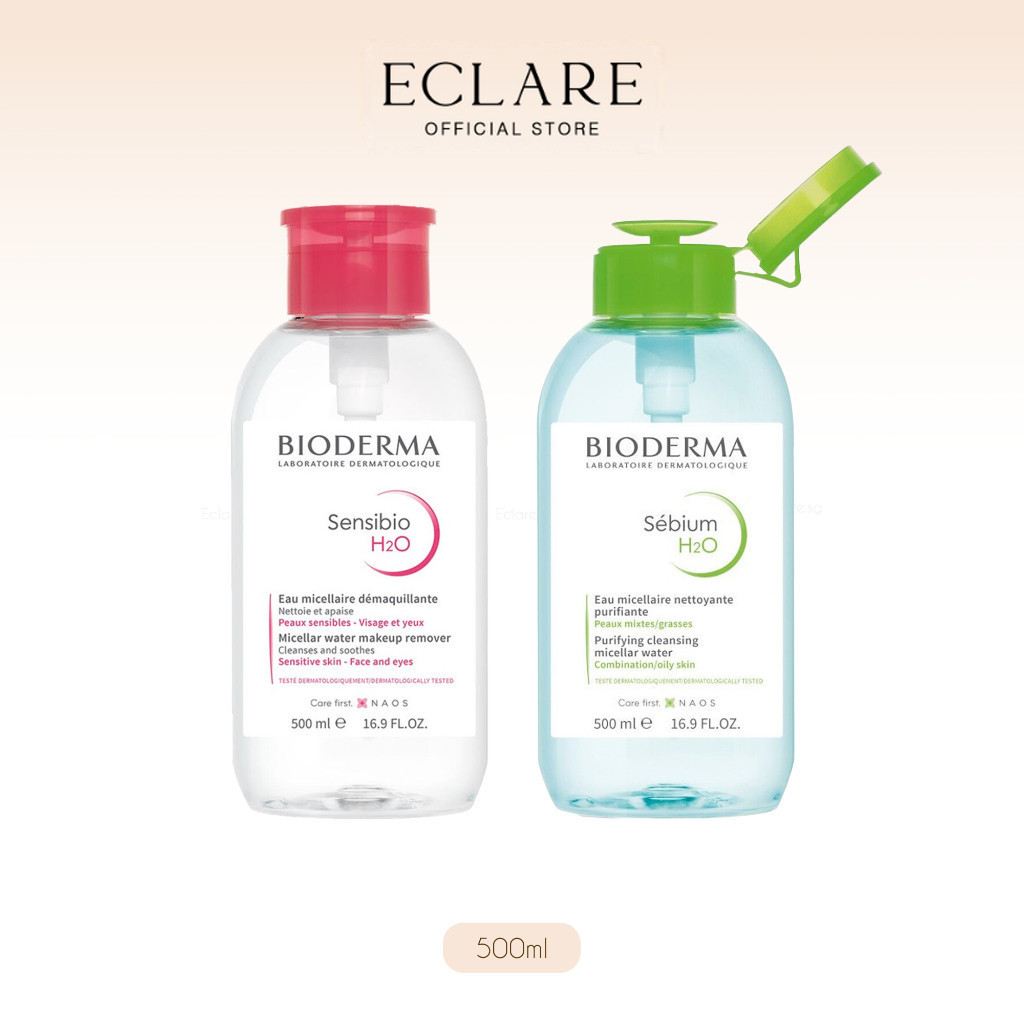 Silk Skin Lifting Toner H2O With makeup # 8cc Makeup Remover Purifying Micron Water500mlSebium，Hot-s