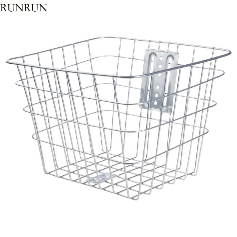 Bicycles Basket Detachable Metal Bicycles Basket Bike Accessories Easy to Use