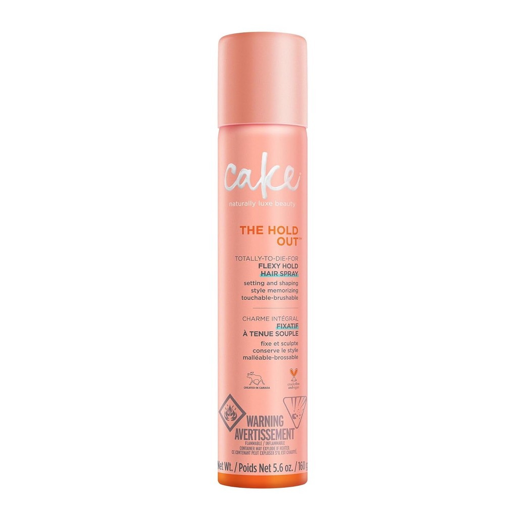 Cake Beauty Hairspray, The Hold Out – สําหรับ Crunch Free Brushable, Touchable, Flex Hold & Soft Vol