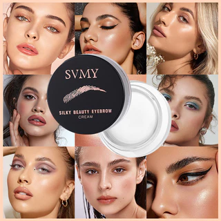 CORNER เจลเขียนคิ้ว SVMY เจลคิ้ว เจลเขียนคิ้วตลับ เนื้อครีม เกลี่ยง่าย กันน้ำ กันเหงื่อ ติดทนนาน