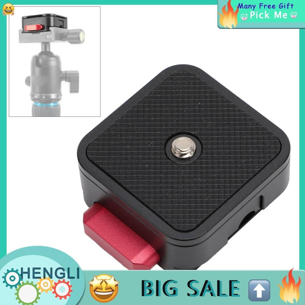 Hengli Hengli Quick Release Plate Aluminum Aluminum Camera Mount Adapter พร้อมการออกแบบที่ไม่ได้ลื่น