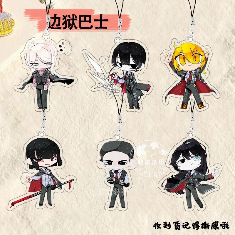 Limbus Company สายรัดโทรศัพท์มือถือ YiSang Faust อุปกรณ์เสริมโทรศัพท์มือถือ DonQuixote อะนิเมะเชือกเ