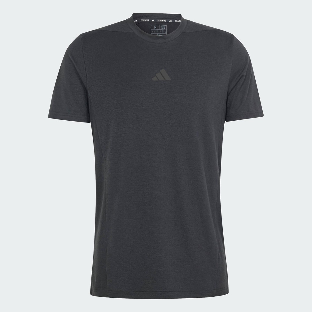 adidas Gym & Training เสื้อยืดออกกำลังกาย Designed for Training ผู้ชาย สีดำ IK9725
