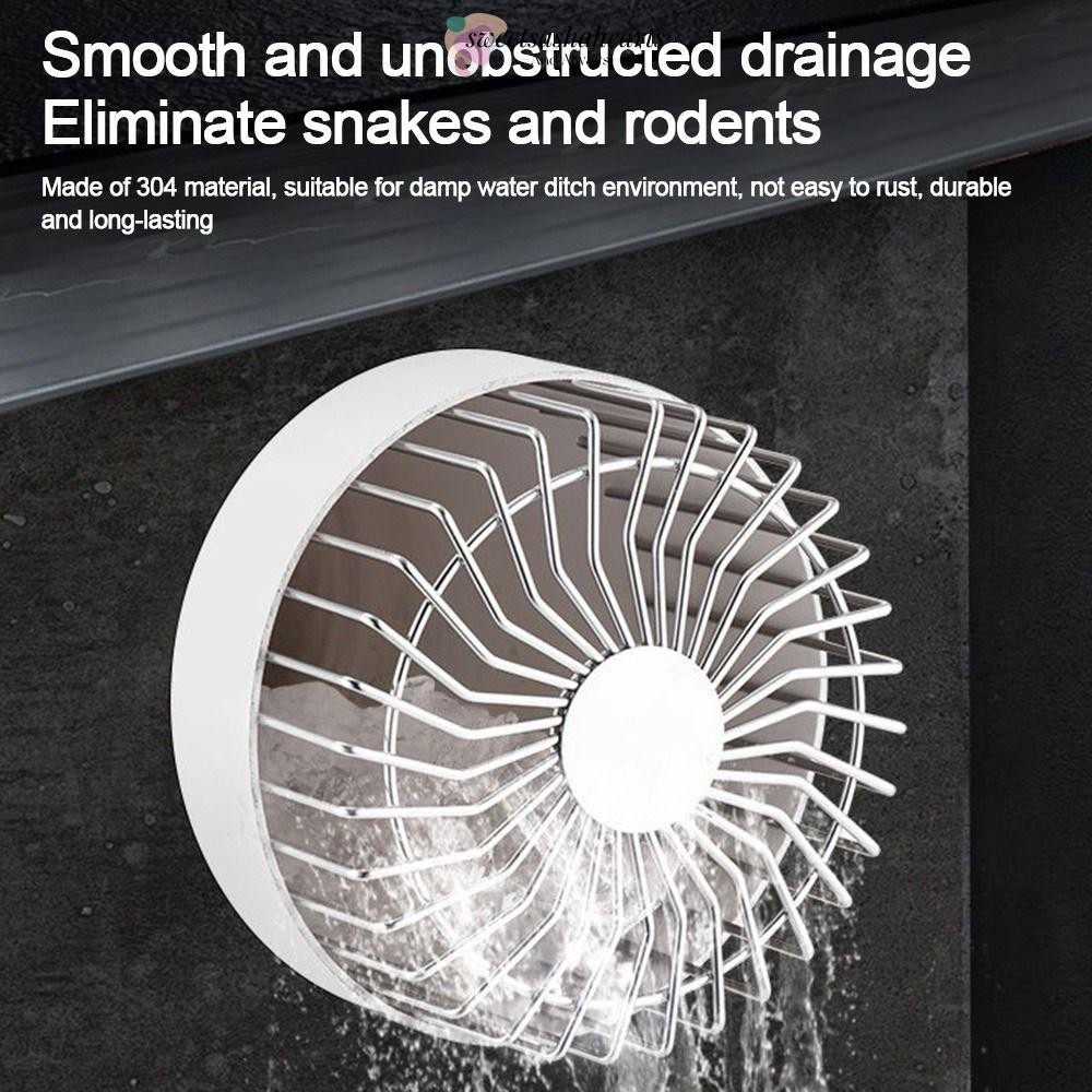 SWEETSASHA Gutter Guard, Leaf Debris Trap Anti-blocking Roofer Floor Drain,ที่มีประโยชน์สแตนเลส Down