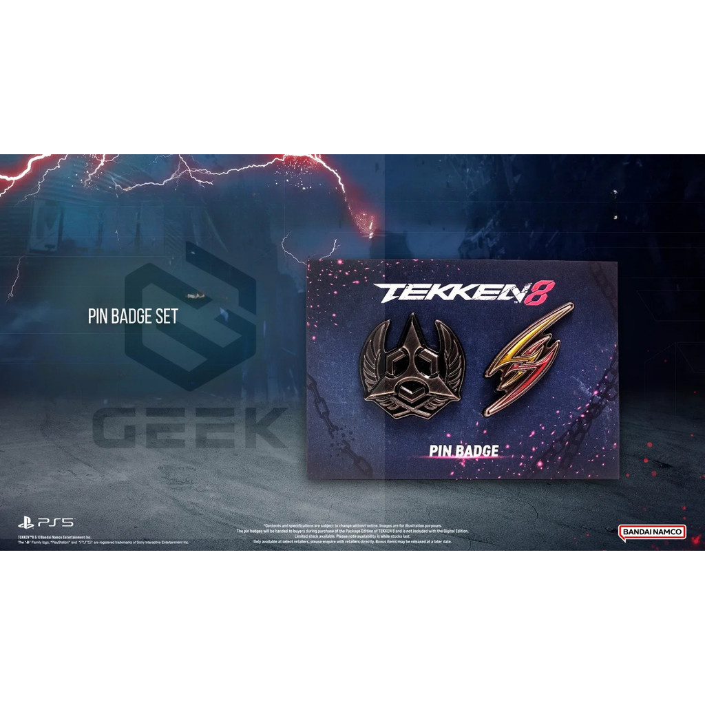 ชุดป้าย Tekken 8 PIn