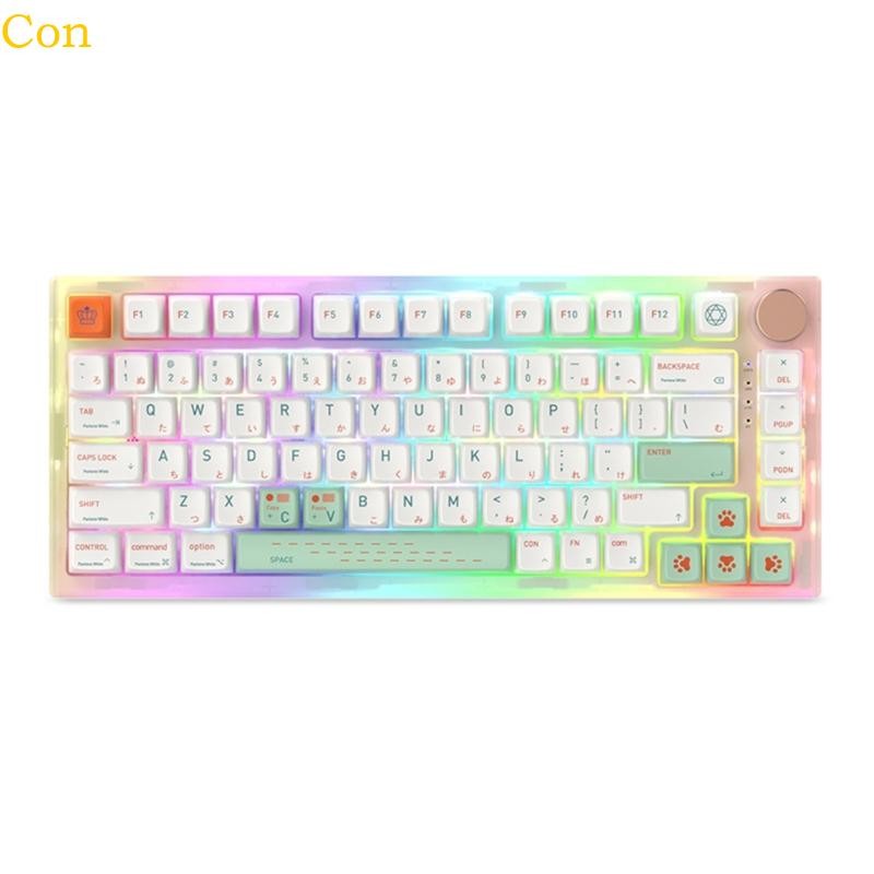 Con 139Keys Qingyan Customs Keycaps PBT MDA Profile Keycaps สําหรับ CherrySwitches ชุด