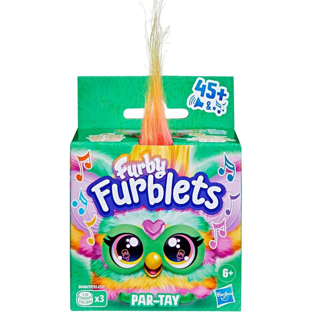 45+ Sounds & Music, Speaks Only Furbish, ของเล่นตุ๊กตาอิเล็กทรอนิกส์ Furby Furblets Par-Tay Mini Fri