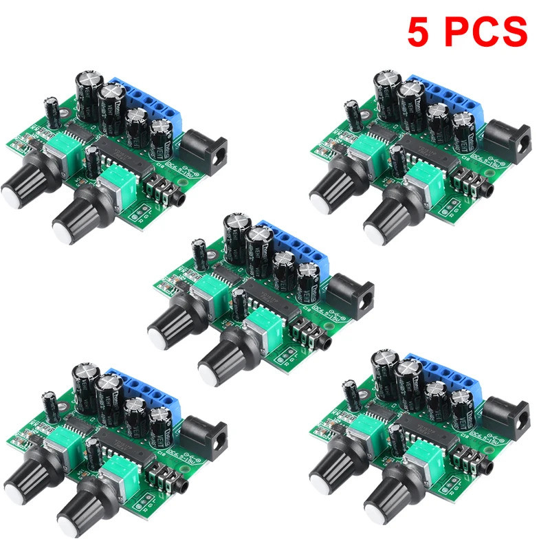 1PCS 5/10PCS TDA1517P 2.1 Super Bass Mini Micro 3 CH Power Amplifier Board 6W + 6W + 25W HIFI Class 