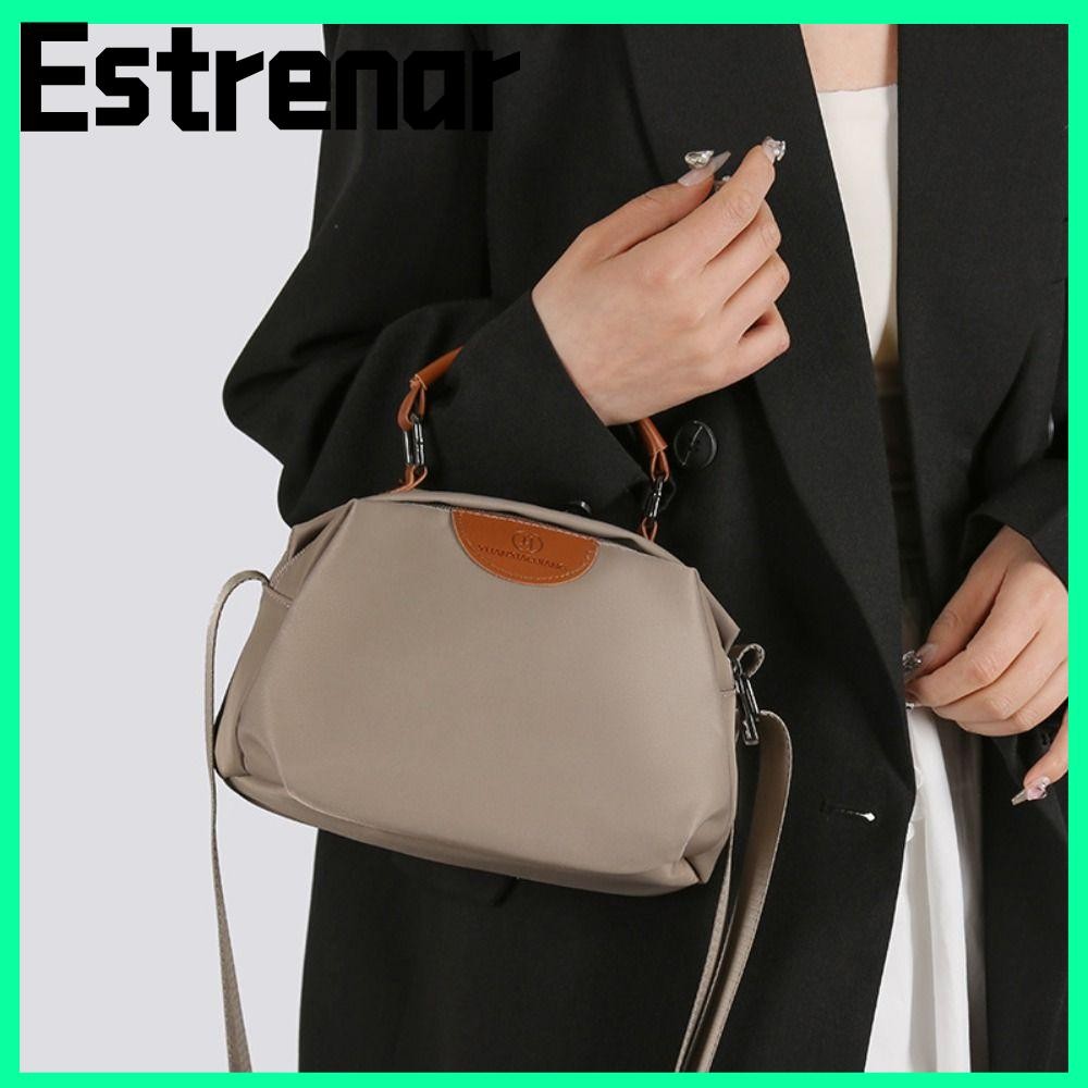 กระเป๋าメッ신เจอร์สำหรับผู้หญิง ขนาดใหญ่ กันน้ำ เหมาะสำหรับการพักผ่อนและเก็บเครื่องสำอางในสไตล์คลาสสิกเรียบง่าย