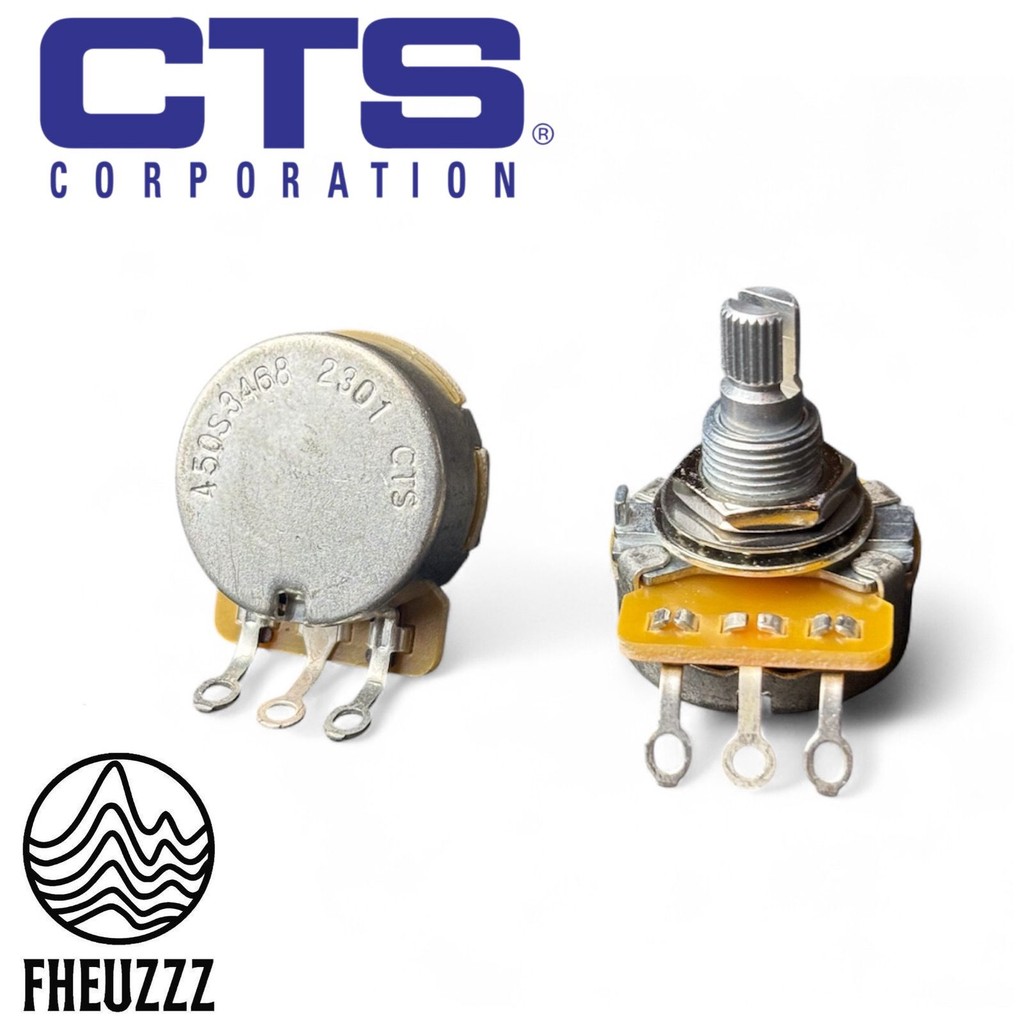 Original CTS Potentiometer สั้นแยก Silver Shaft กีตาร์เบส A250K B250K A500K B500K