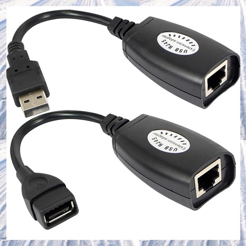USB to RJ45 RJ 45 LAN Cable Extension Adapter Extender USB to Network Port