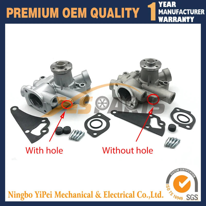 3TNA72 3TNA72L 3TNV72 ปั๊มน้ําสําหรับ yanmar486 119660-42009 119660-42004