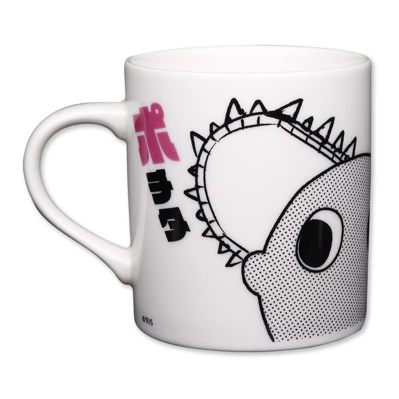 ส่งตรงจากญี่ปุ่น Chainsaw Man Mug Katakana Po Jump Shop Katakana Mug Limited Goods Pochita