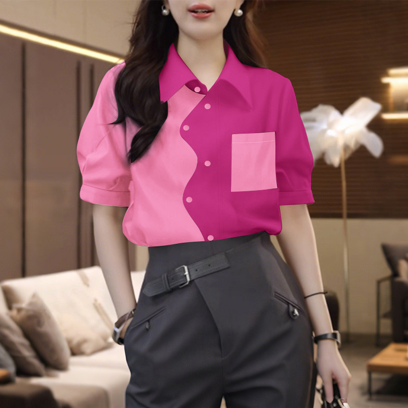 ZANZEA เสื้อแฟชั่นสไตล์เกาหลี แขนพัฟ มีกระเป๋า สำหรับผู้หญิง — صورة 6
