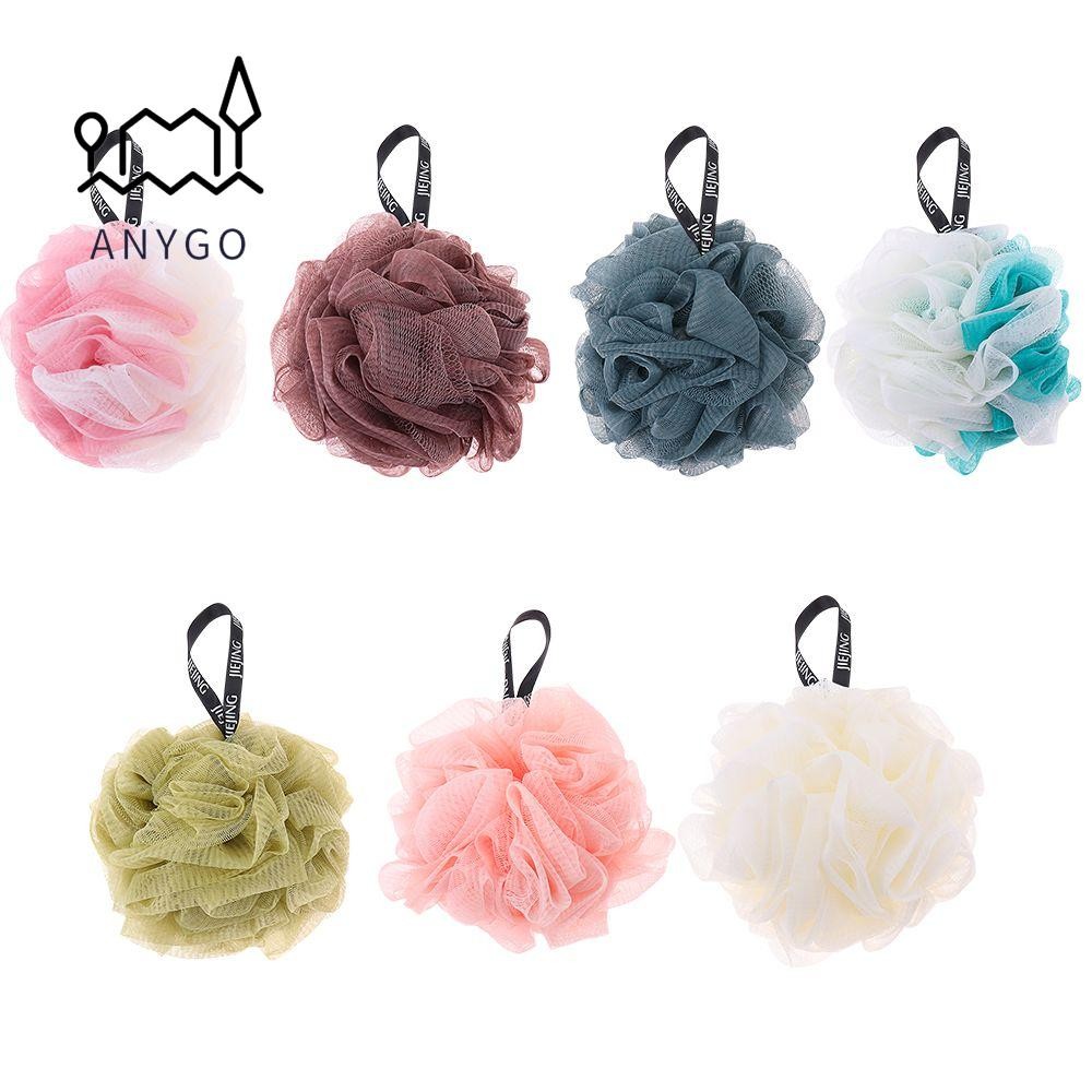 YRBWDYZDH ฟองน้ําลูกบัฟเฟอร์ล้าง Scrubbers แปรงทําความสะอาด Body Exfoliate อุปกรณ์ห้องน้ํา