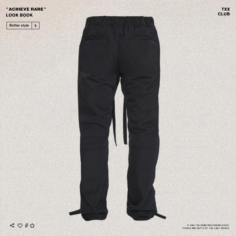 FEAR OF GOD FOG ซีซั่น 6TH สายหลัก กางเกงลำลอง.Drawstring Velcro สไตล์.High Street